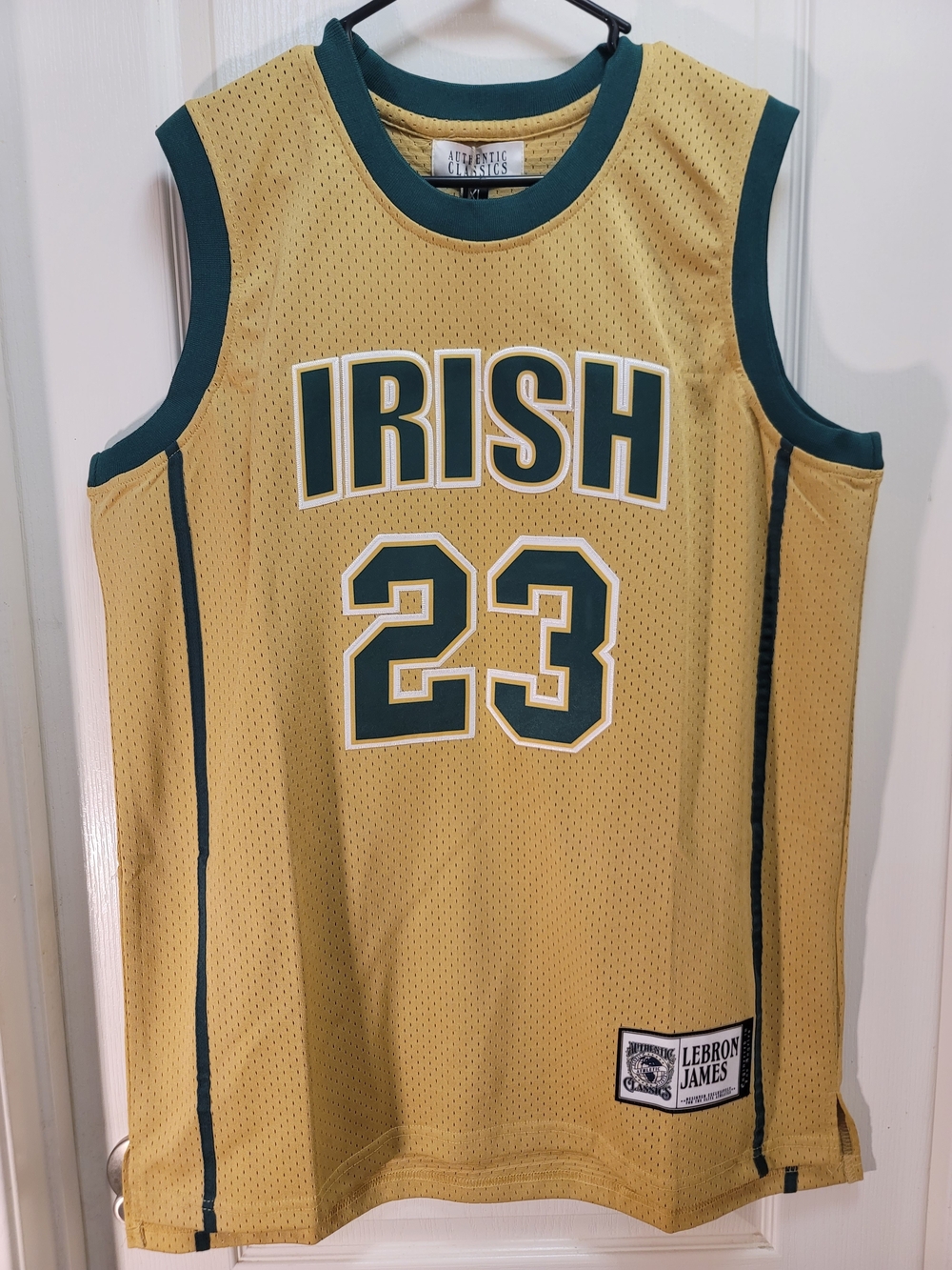 Lebron James 'Fighting Irish 23' High School Basketball Jersey - XL - NWT